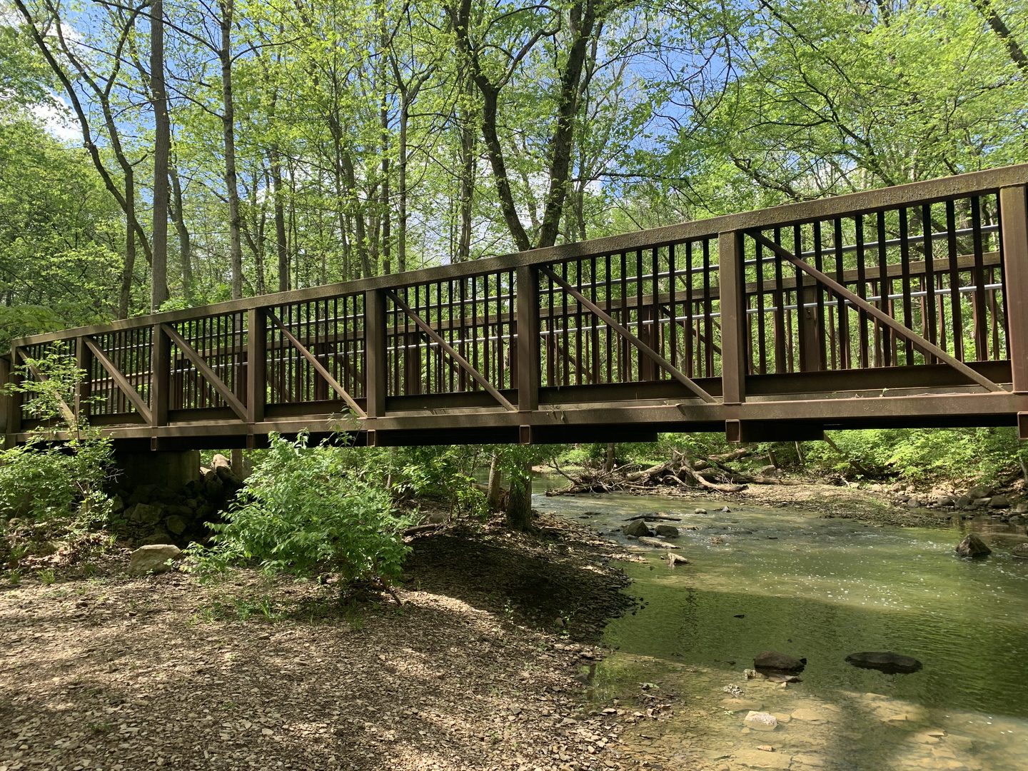 Bridge over Indian Run creek